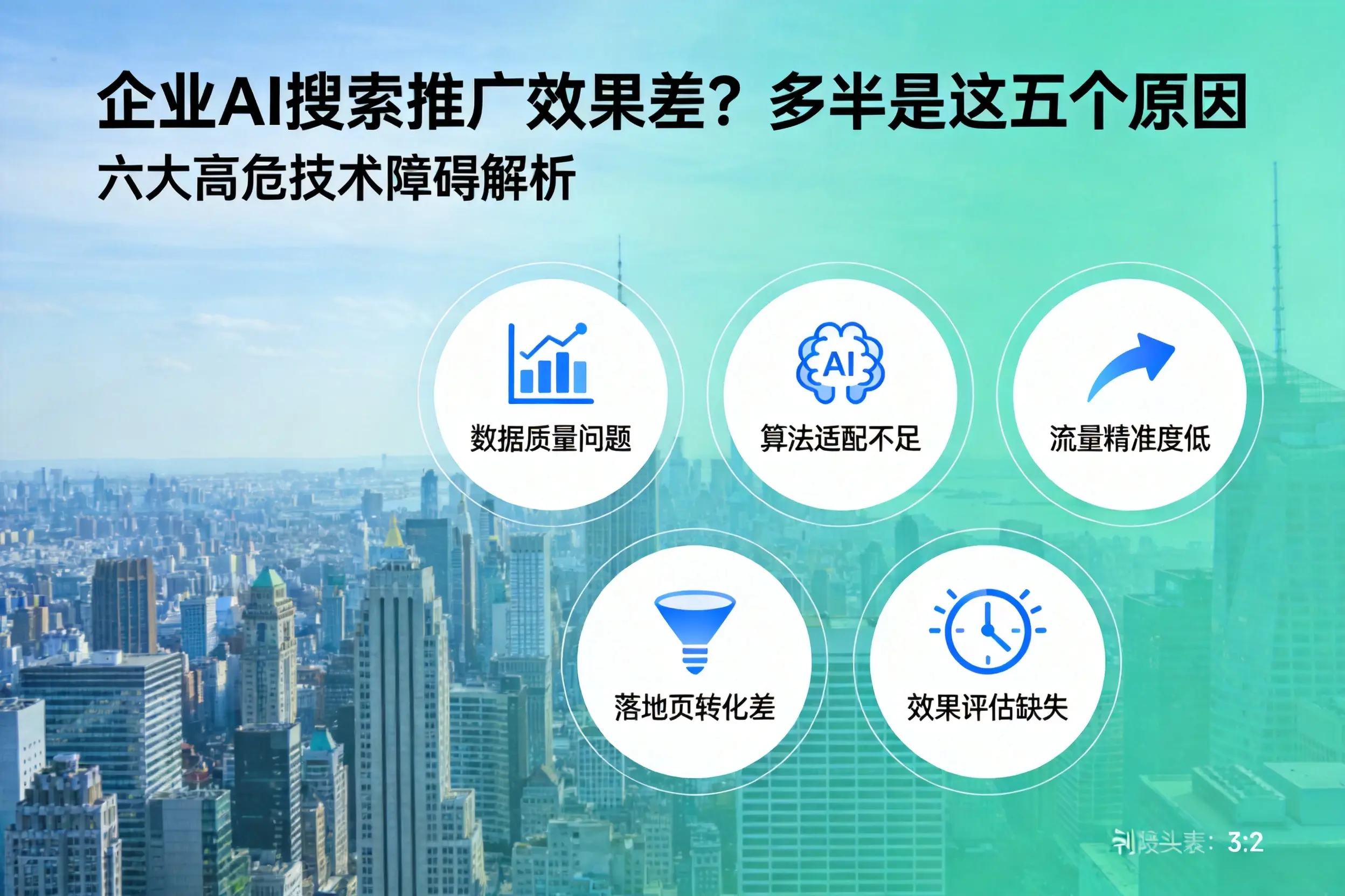 青河企业AI搜索推广效果差?多半是这五个原因